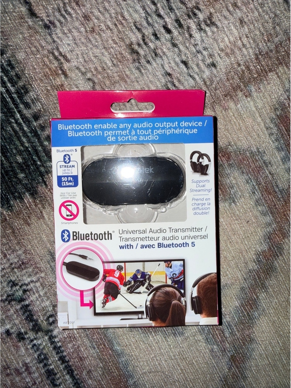 Aluratek universal Bluetooth 5 audio new transmitter model